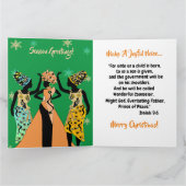 Inspirerend kerstfeest in Afrika Kaart (Binnen)