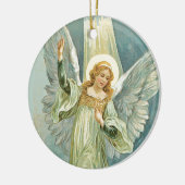 Inspirerend kerstmis keramisch ornament (Links)