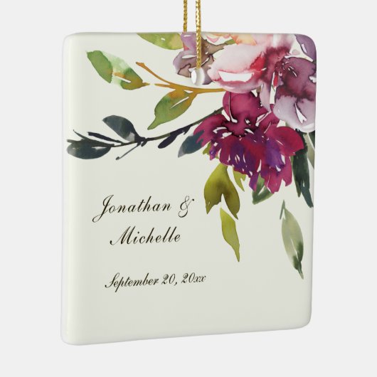 Inspirerend Kerstmis met een persoonlijk tintje Keramisch Ornament (Rechts)