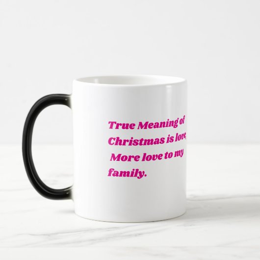 Inspirerend kerstquote magische mok (Links)