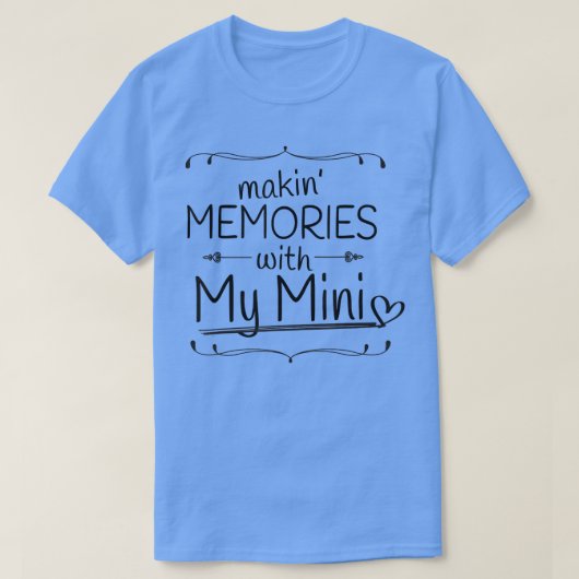 Inspirerend Kiddo Memory Appreciation Mam Gezegde T-shirt (Design voorkant)