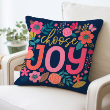Inspirerend Kies Joy Floral Kussen, Motivatie