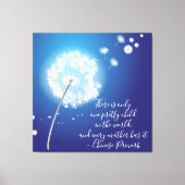 Inspirerend  kind canvas afdruk (Voorkant)