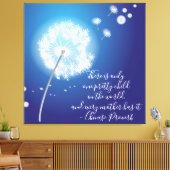 Inspirerend kind canvas afdruk (Insitu (Woonkamer))