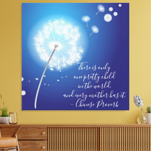 Inspirerend  kind canvas afdruk (Insitu (Woonkamer))