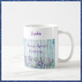 Inspirerend Kindness Blue Floral Koffiemok