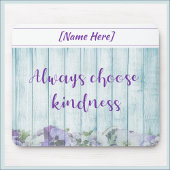 Inspirerend Kindness Blue Floral Muismat