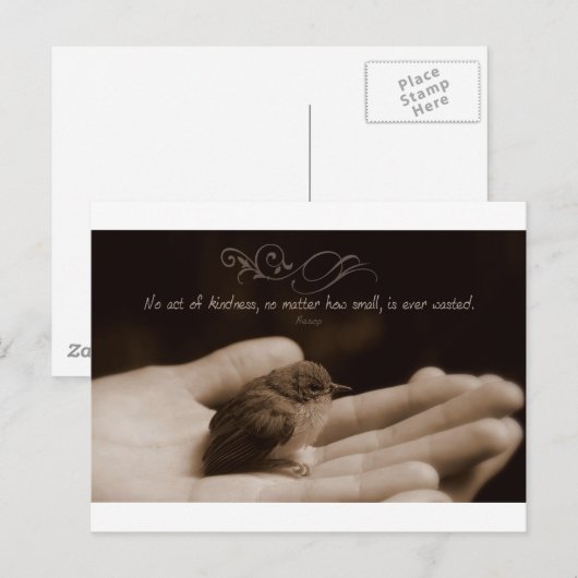 Inspirerend Kindness Quote van Aesop Briefkaart (Voorkant / Achterkant)