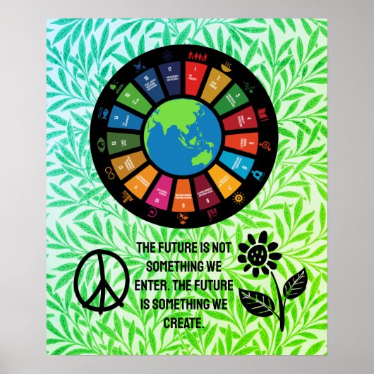 Inspirerend Klaslokaal Kantoor Home WallArt Custom Poster (Voorkant)