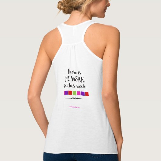 Inspirerend kleding tanktop (Achterkant)