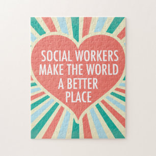 Inspirerend kleuren voor sociale werkaanbiedingen  legpuzzel