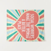 Inspirerend kleuren voor sociale werkaanbiedingen  wandkleed (Voorkant (horizontaal))