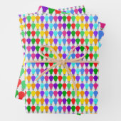 Inspirerend kleurrijke lampen inpakpapier vel (In situ)