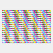 Inspirerend kleurrijke lampen inpakpapier vel (Voorkant)