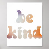 Inspirerend kleurrijke metallische Waterverf Poster (Voorkant)