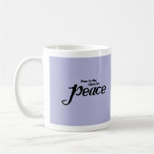 Inspirerend kleurrijke Peace & Kindness Coffee Mok (Links)