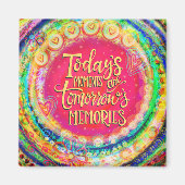 Inspirerend Kleurrijke Todays Moments Inspirivity Magneet (Voorkant)