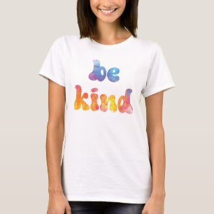 Inspirerend kleurrijke Waterverf T-shirt