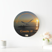 Inspirerend klok - Blijf bewegen (Huis)