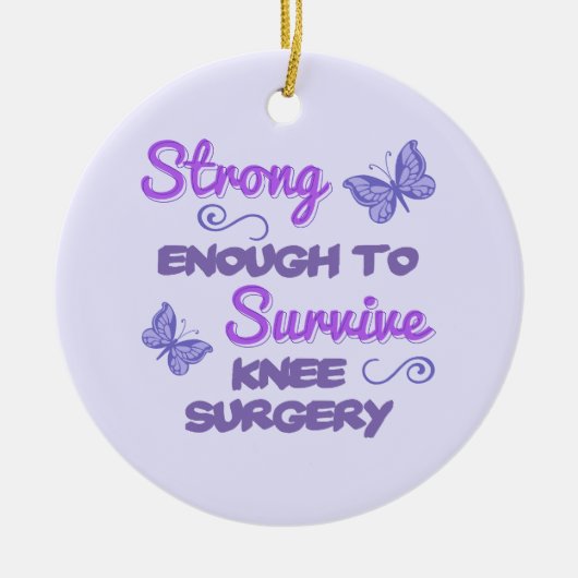 Inspirerend kniechirurgie keramisch ornament (Voorkant)