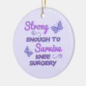 Inspirerend kniechirurgie keramisch ornament (Links)