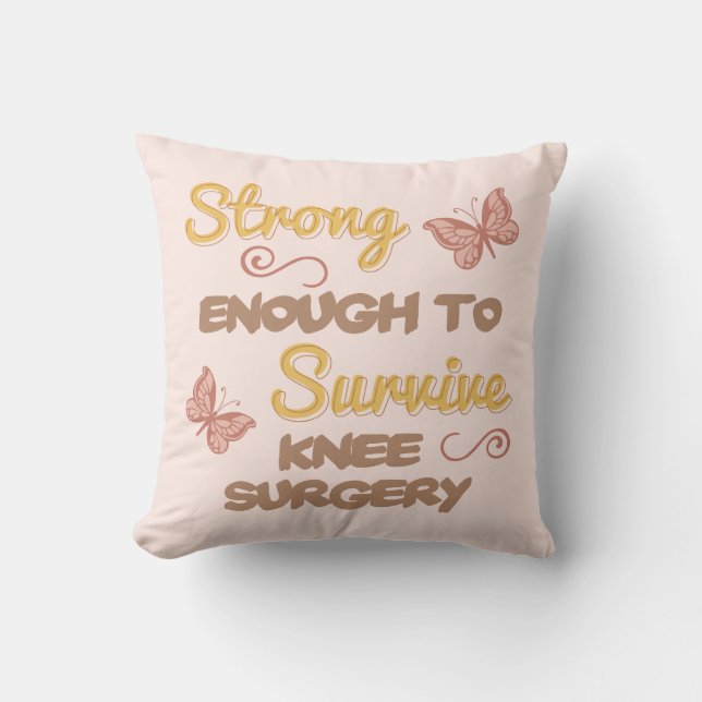 Inspirerend kniechirurgie kussen (Voorkant)