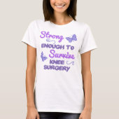Inspirerend kniechirurgie t-shirt (Voorkant)