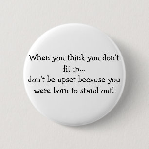 Inspirerend knop ronde button 5,7 cm