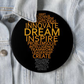 Inspirerend knop voor gloeilamp ronde button 6,0 cm (In situ)