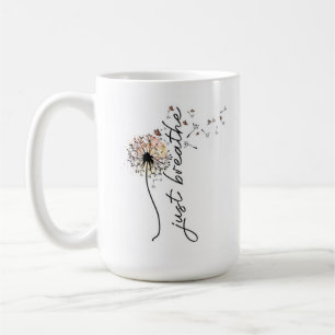 Inspirerend koffie Mok - gewoon ademen