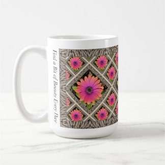 Inspirerend koffie Mok met African Daisies
