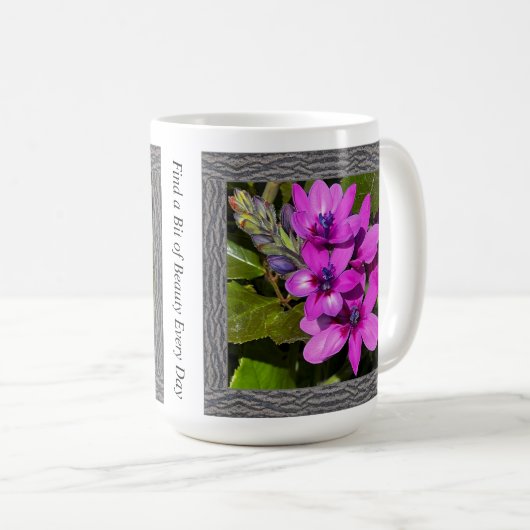 Inspirerend Koffie Mok met Mooie Baboon Flower (Voorkant rechts)
