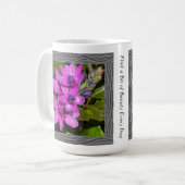 Inspirerend Koffie Mok met Mooie Baboon Flower (Voorkant links)