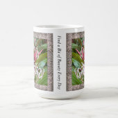 Inspirerend koffie Mok met Pink Spider Lillies (Center)