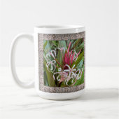 Inspirerend koffie Mok met Pink Spider Lillies (Links)