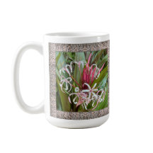 Inspirerend koffie Mok met Pink Spider Lillies