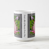 Inspirerend koffie Mok met Roze Protea (Center)