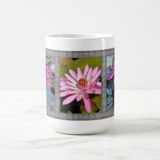 Inspirerend koffie Mok met Water Lillies (Center)