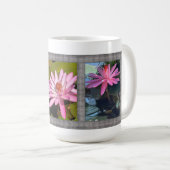 Inspirerend koffie Mok met Water Lillies (Voorkant rechts)