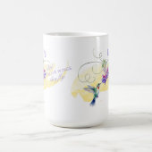 Inspirerend kolibrie en vlinder koffiemok (Center)