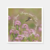 Inspirerend kolibrie servet (Voorkant)