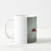 Inspirerend konijn: altijd liefde teken kunst afdr koffiemok (Links)