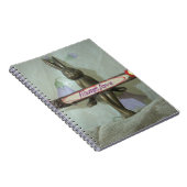 Inspirerend konijn: altijd liefde teken kunst afdr notitieboek (Rechterzijde)