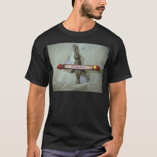 Inspirerend konijn: altijd liefde teken kunst afdr t-shirt