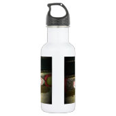 Inspirerend konijn: altijd liefde teken kunst afdr waterfles (Achterkant)