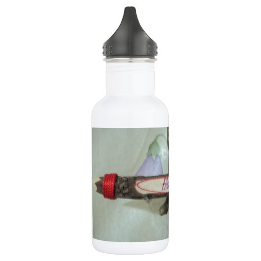 Inspirerend konijn: altijd liefde teken kunst afdr waterfles  (Links)