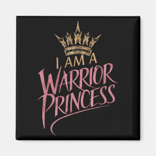 Inspirerend krijger prinses Quote Gi Magneet