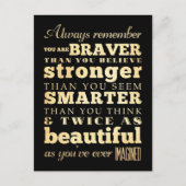 Inspirerend Kunst - Dr Quote Briefkaart (Voorkant)