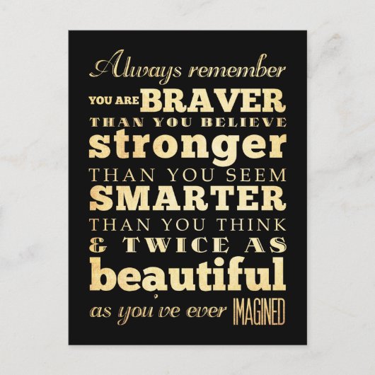 Inspirerend Kunst - Dr Quote Briefkaart (Voorkant)