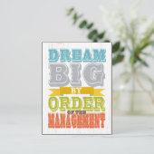 Inspirerend kunst - Dream Big. Briefkaart (Staand voorkant)